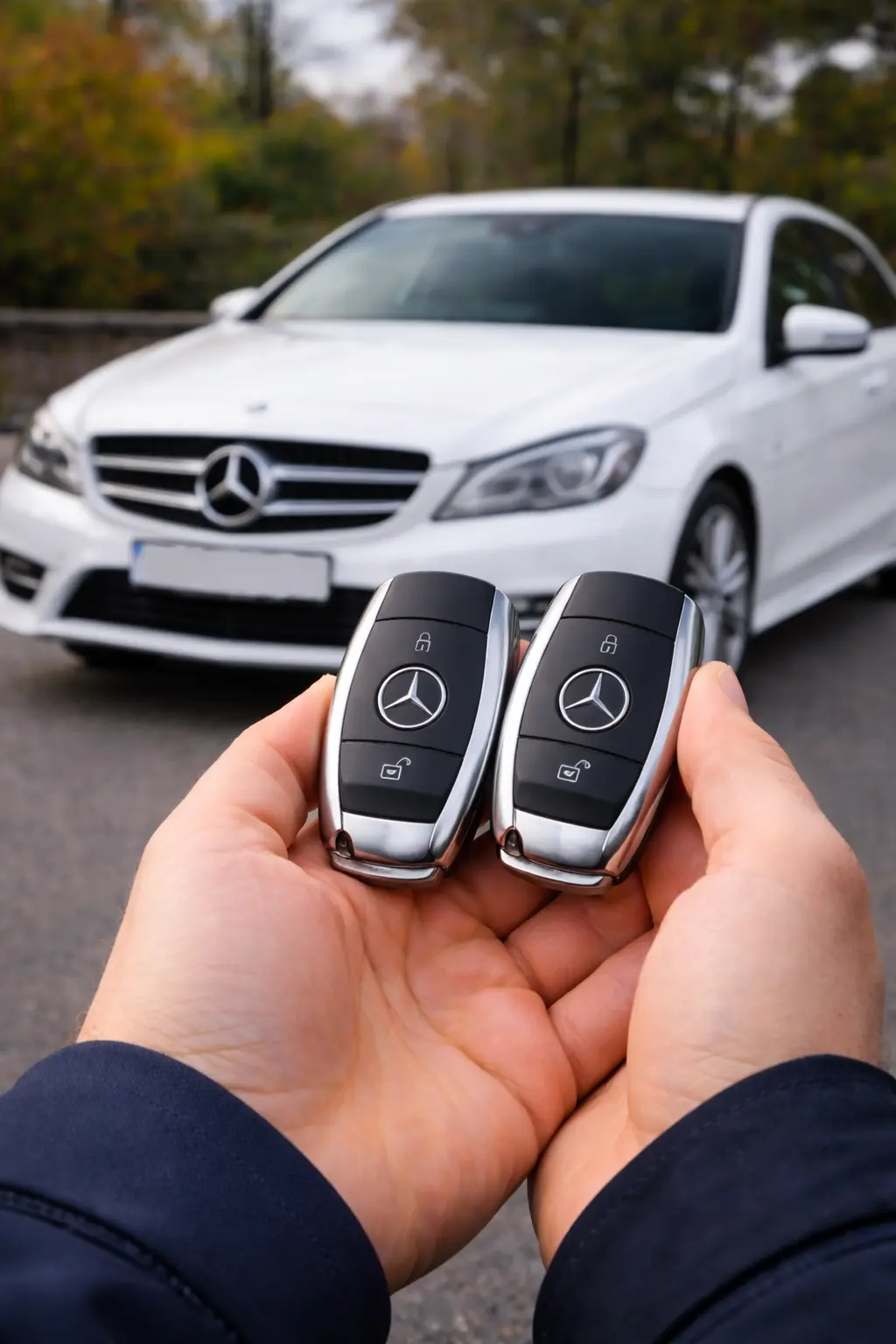 Mercedes key replacement spare key cut and programmed by mobile auto locksmith